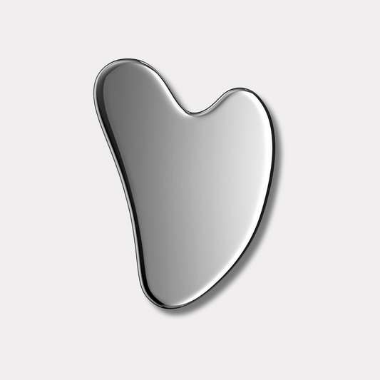 🦄  Glassy Stainless Steel Gua Sha